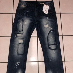 Parish Nation Blue Denim Men Sz 34 Jeans